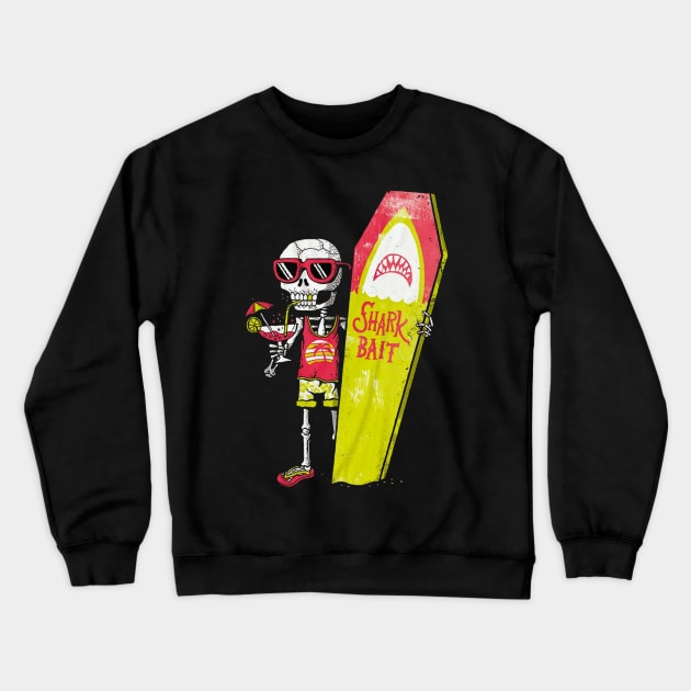 shark bait Crewneck Sweatshirt by taracolson